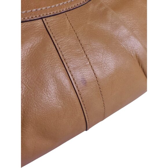 COACH Ergo Pleated Satchel in tan - Picture 7 of 8